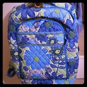 Vera bradley backpack "doodle daisy" print